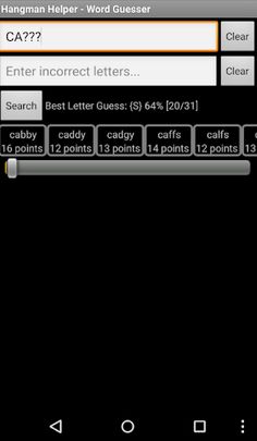 Hangman Helper - Screenshot 2