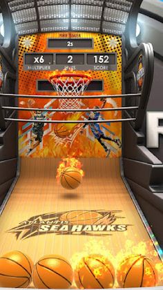 Flick Basketball 3D - Screenshot 1