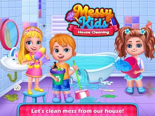 Messy kids house cleaning - Screenshot 1