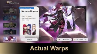 Warp Rail: Star Rail Wish Sim - Screenshot 2