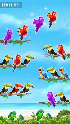 Bird Sort Puzzle - Bird Game - Screenshot 3