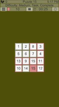 Puzzle 15 - Screenshot 2