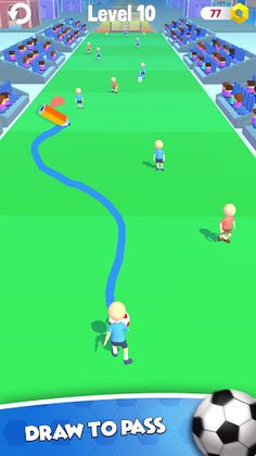 Draw Soccer - Screenshot 1