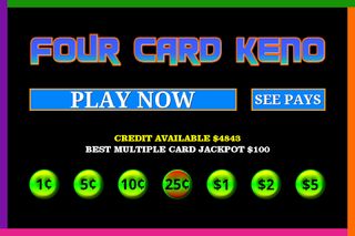 Four 4 Card Keno - Huge Bets - Screenshot 3