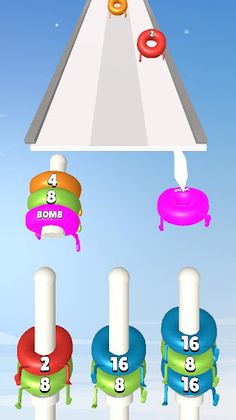 Drop In Blocks 2048 Merge - Screenshot 3