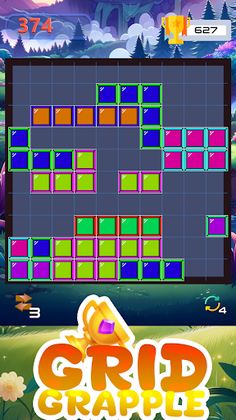 Grid Grapple: Cube Crush - Screenshot 1