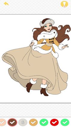 Girls Coloring Book - Screenshot 2