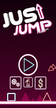 Just Jump Neon - Screenshot 1
