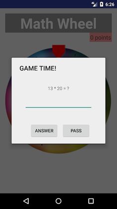 Math Wheel - Screenshot 2