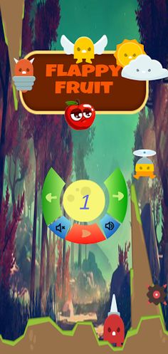 Flappy fruit - Screenshot 1