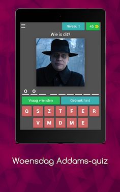 Woensdag Addams-quiz - Screenshot 4