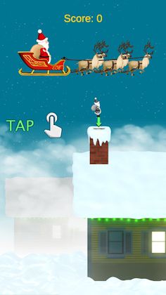 Chimney Hop -Santa Present Del - Screenshot 2