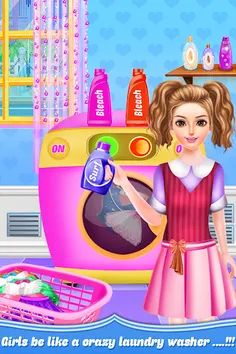 School Girls Weekend at Home - Screenshot 2