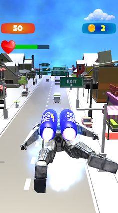 Robot Game Endless Runner - Screenshot 3