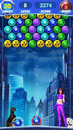 Bubble Girl Superhero - Screenshot 3