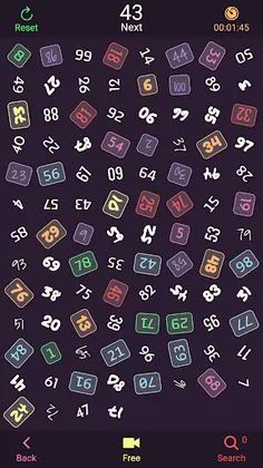 Find numbers: 1 to 100 - Screenshot 4