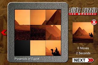Slide Puzzle 100 World Wonders - Screenshot 1