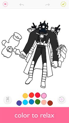 Skibidi Toilet Coloring Book - Screenshot 2