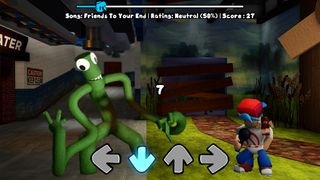 Green Rainbow Friends FNF Mod - Screenshot 3