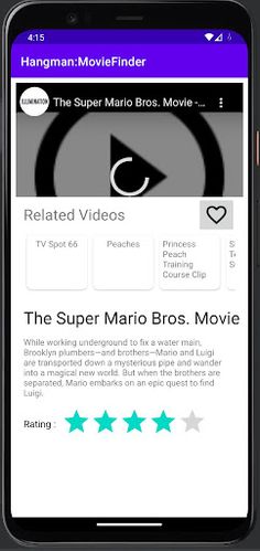 Hangman:MovieFinder - Screenshot 1