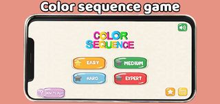 Color sequence game - Screenshot 1