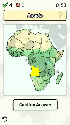 Countries of Africa Quiz - Screenshot 1