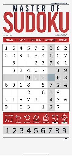 Sudoku Master - Number Puzzles - Screenshot 1