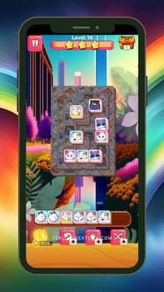 Triple Cats Tiles Match Game - Screenshot 4