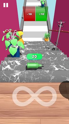 Bottle on Stairs: ASMR Games - Screenshot 3