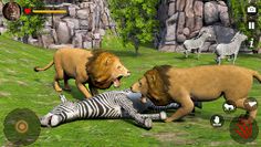 Offline Lion Family Simulator - Screenshot 3