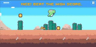 Dino Run 2D: Mega T-Rex Escape - Screenshot 2