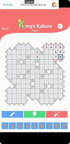 King's Kakuro - Screenshot 2