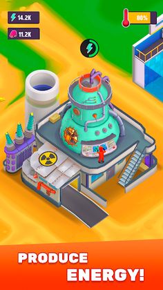 Idle Atomic Inc: Power Plant - Screenshot 1