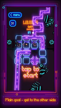 Neon Trail - Puzzle Game - Screenshot 4