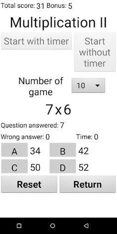 Multiplication for kids - Screenshot 3