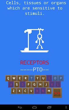 Biology Terms Revision Hangman - Screenshot 3