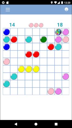 Balls-balls! (five in a row) - Screenshot 1