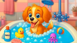 Woof Dog Care game - Pet care - Screenshot 1