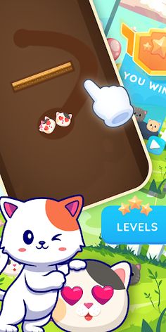 Connect Love Cats: Draw Puzzle - Screenshot 1