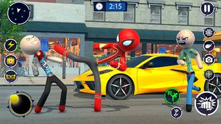 Spider Stickman Rope Hero Game - Screenshot 3