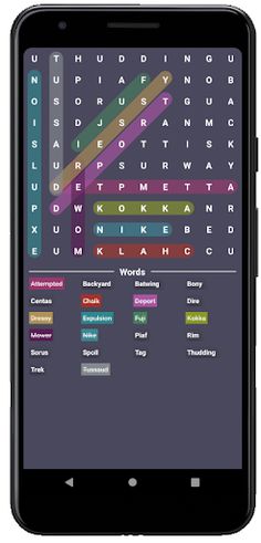 Word Search Puzzle Game - Screenshot 2