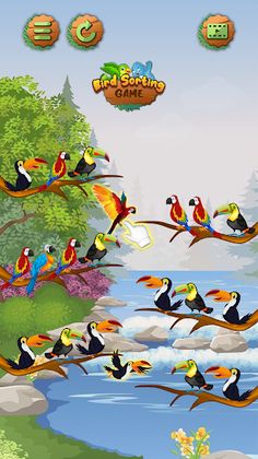Birds Sort Color- Puzzle Games - Screenshot 4