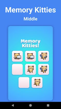 Memory Game Kities - Screenshot 3