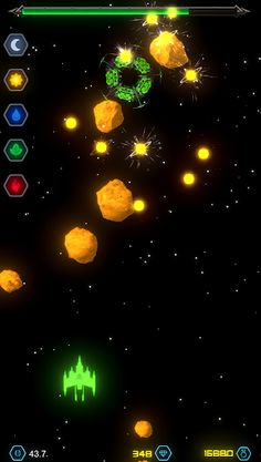 Glow Space Shooter - Screenshot 1