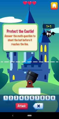 Math Against Bat Game - Screenshot 3