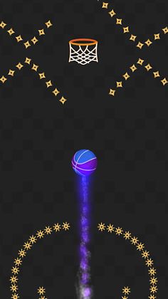 Fire Dunk Up : Fire basketball - Screenshot 3