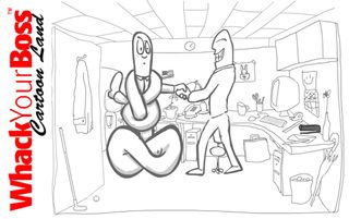 Whack Your Boss: Cartoon Land - Screenshot 2