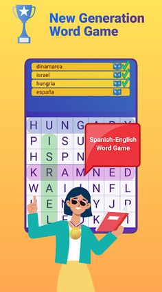 Prof. Spanish Word Hunt - Screenshot 1