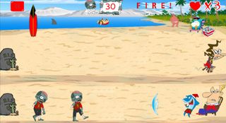 SantaShark vs. Zombies - Screenshot 3