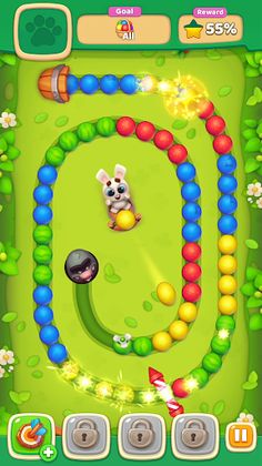 Bunny Boom - Bubble shooter - Screenshot 1